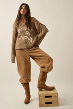 Load image into Gallery viewer, Acid-Wash Denim Low-Rise Wide-Leg Barrel Jeans