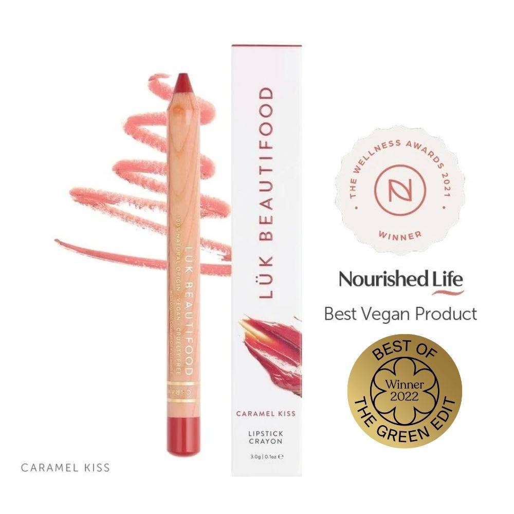Natural Lipstick Crayon in Caramel Kiss