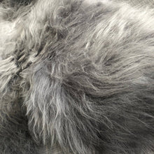 Load image into Gallery viewer, Swedish Sheepskin Rug Sheep Skin Throw - Slate Grey: L