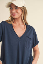 Load image into Gallery viewer, Zoie V-Neck Short Sleeve Top