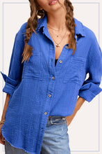 Load image into Gallery viewer, Zenna Gauze Button Down