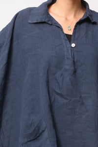 100% linen tunic REF. 11645: Taupe
