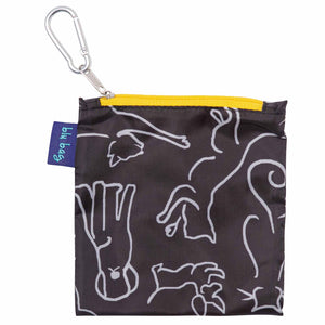 DOG AND CAT blu Bag Reusable Shopper Tote