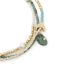 Load image into Gallery viewer, Mixed Media Wrap Bracelet/Necklace - Transformation/African