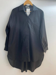 21251 one size long shirt: Unique / Black