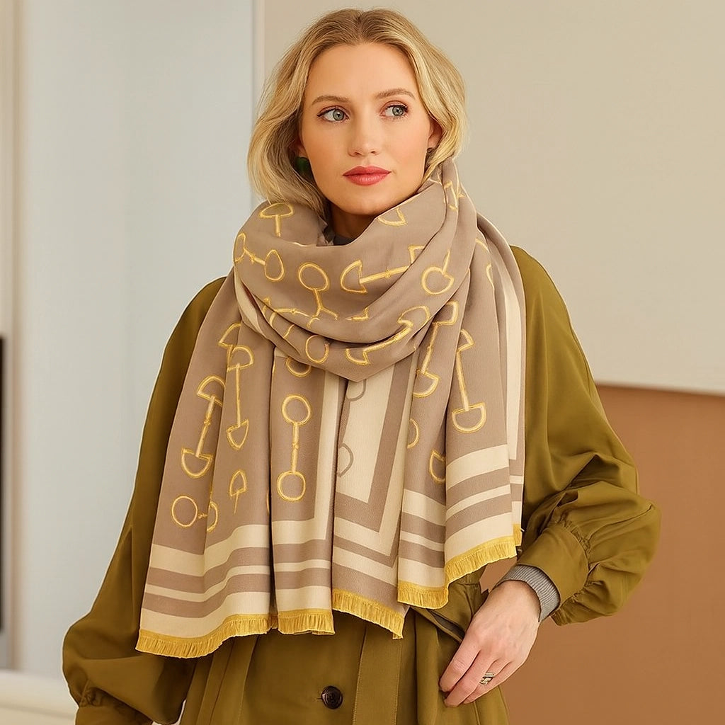 Equestrian Snaffle Bit Scarf