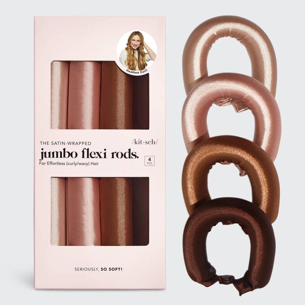 Satin Jumbo Flexi Rods Set of 4