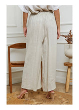 Load image into Gallery viewer, Button Leg Linen Trousers