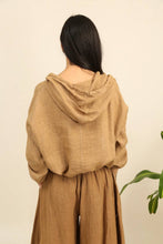 Load image into Gallery viewer, Linen Hooded Jacket