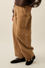 Load image into Gallery viewer, Acid-Wash Denim Low-Rise Wide-Leg Barrel Jeans