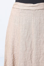 Load image into Gallery viewer, 100% Linen Skirt REF.8304: Charcoal Grey