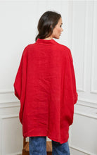 Load image into Gallery viewer, 100% Linen Shirt REF. 2858: Duck Green