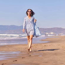 Load image into Gallery viewer, CORAL GARDEN Pintuck Beach Coverup: XL