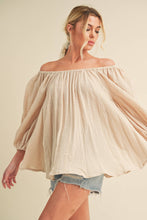 Load image into Gallery viewer, Nately Off Shoulder Tunic Dress