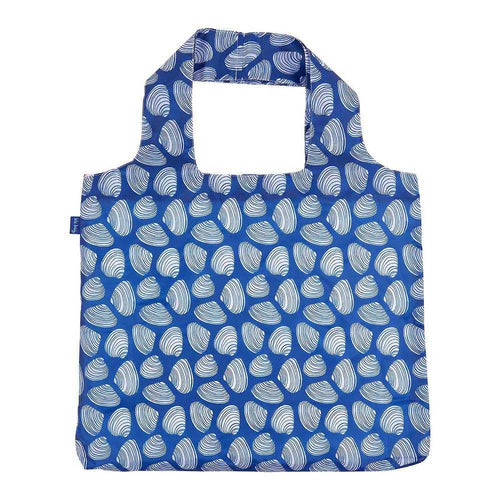CLAMSHELLS NAVY blu Bag Reusable Shopper Tote