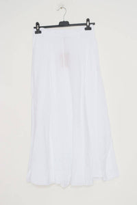 100% Linen Skirt REF.8304: Beige