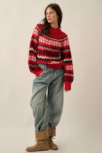 Load image into Gallery viewer, Shetland Slopes Fair Isle Mock-Neck Sweater