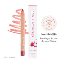 Load image into Gallery viewer, Natural Lipstick Crayon in Lychee Sorbet
