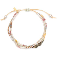 Load image into Gallery viewer, Mixed Media Bracelet - Magic/Labradorite/Gold