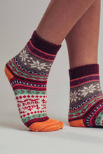 Load image into Gallery viewer, Fair Isle Knit Socks