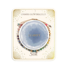 Load image into Gallery viewer, Chakra Glow Bracelet - Clarity/Third Eye/Gold