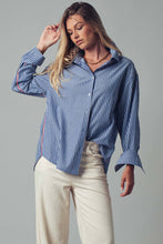 Load image into Gallery viewer, Striped Twill Button Down