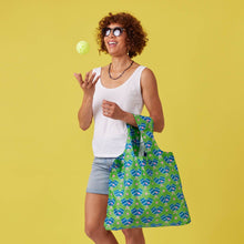 Load image into Gallery viewer, PICKLEBALL FUN Reusable Shopper blu Bag