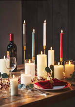 Load image into Gallery viewer, LED Glass Candles (Set Of 3) - Safe &amp; Dimmable Candles