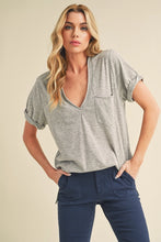 Load image into Gallery viewer, Zoie V-Neck Short Sleeve Top