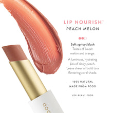 Load image into Gallery viewer, Lip Nourish™ Sheer Lipstick - Peach Melon