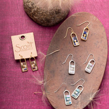Load image into Gallery viewer, Good Karma Miyuki Frame Earring - Frost/Silver