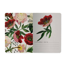 Load image into Gallery viewer, Peonies A6 Passport Notebook