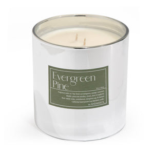 Evergreen Pine 2 Wick 20 oz. Mercury Lidded Candle