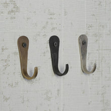 Load image into Gallery viewer, Forged Hook, Iron - Brass