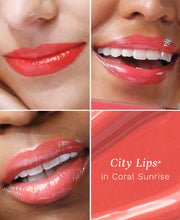 Load image into Gallery viewer, City Lips Coral Sunrise Plumping Lip Gloss