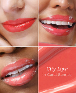 City Lips Coral Sunrise Plumping Lip Gloss