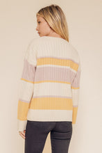 Load image into Gallery viewer, Rib Striped Sweater