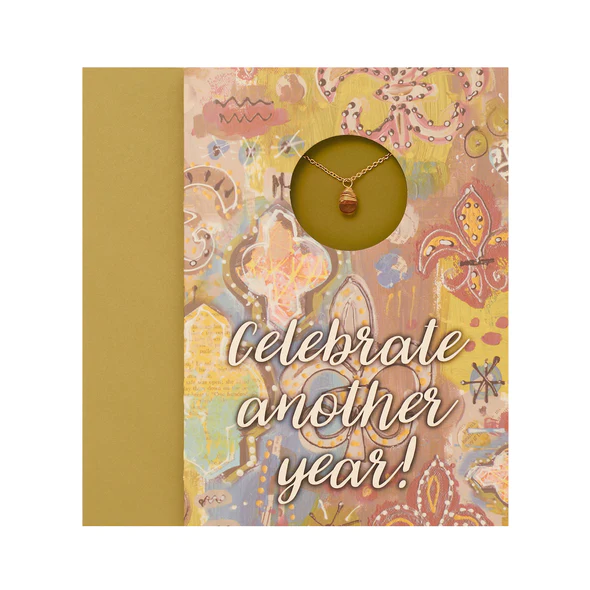 Greeting Card With Necklace-
