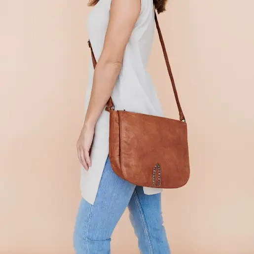 Jenna Crossbody Cognac