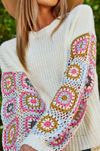 Load image into Gallery viewer, Hand Made Crochet Sleeve Sweater