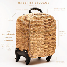 Load image into Gallery viewer, Woven Seagrass Suitcase PREORDER