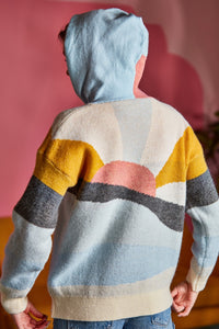 Rising Sun Knitted Hoodie