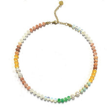 Load image into Gallery viewer, Natural Stone Semi-Precious Glass Mixed Necklace