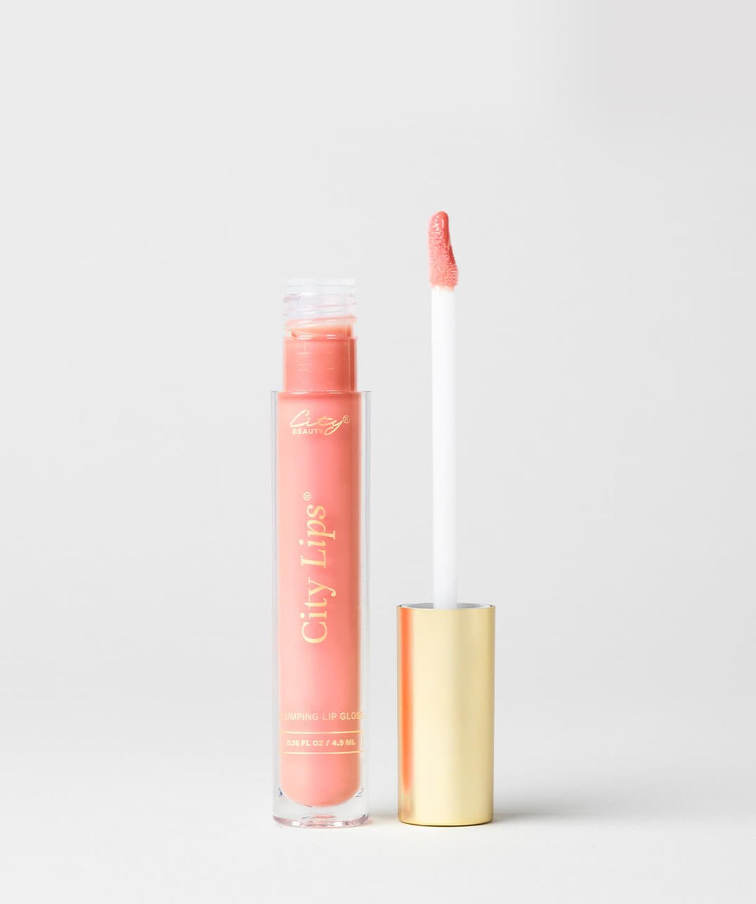 City Lips South Peach Plumping Lip Gloss