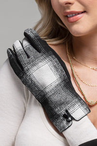 Smart Touch Plaid Gloves