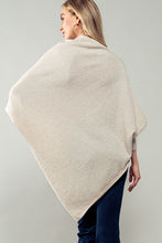 Load image into Gallery viewer, Knit Asymmetrical Jumper with Ribbed Sleeves