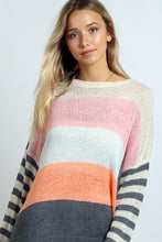 Load image into Gallery viewer, Striped Knitted Sweater