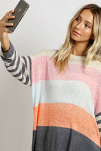 Load image into Gallery viewer, Striped Knitted Sweater