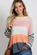 Load image into Gallery viewer, Striped Knitted Sweater