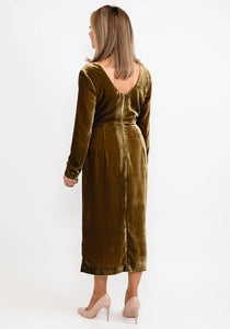 White Stuff Nadia Velvet Midi Dress